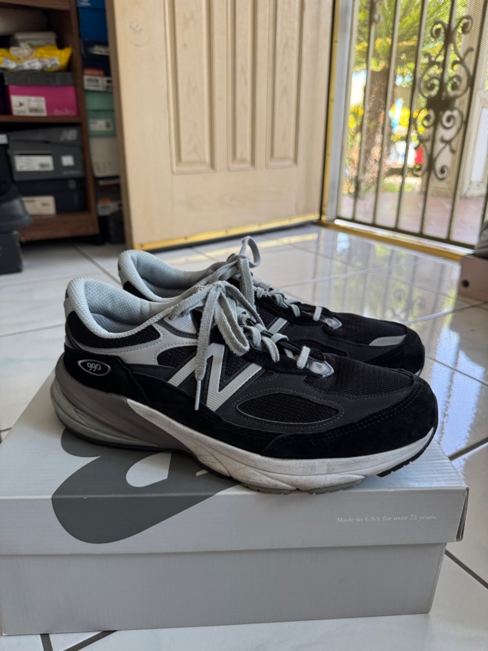 New balance 990v6 black 10 EE